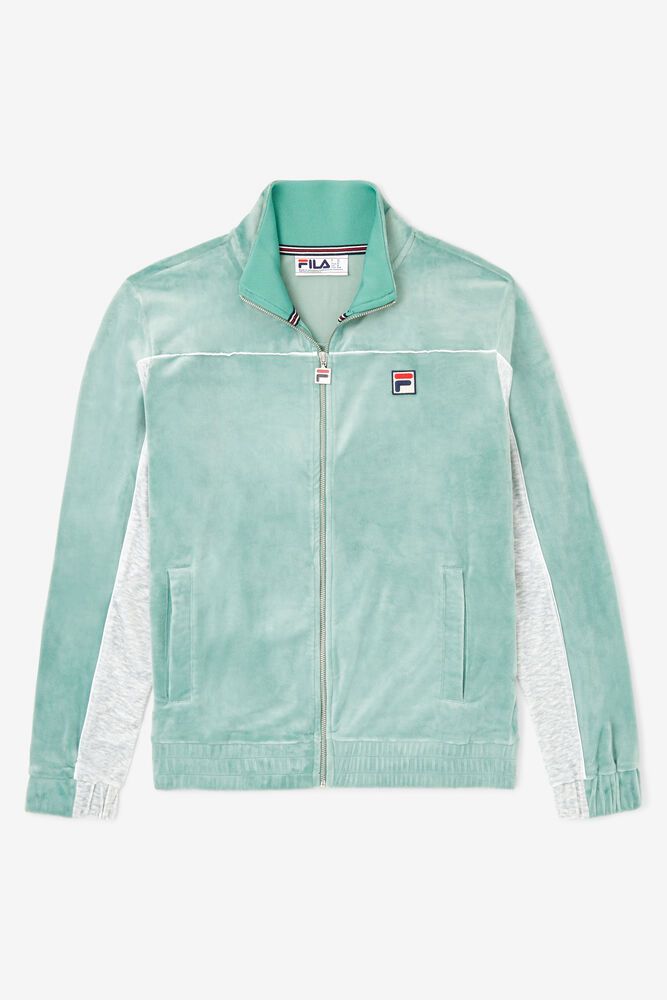 Fila Bunda Panske Cisco Velour Zelene - FPEXT0187